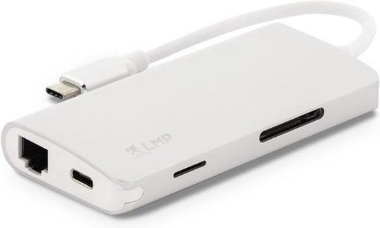 LMP Thunderbolt 3 Mini Dock Zilver voor MacBook