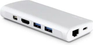 LMP USB-C Travel Dock Zilver