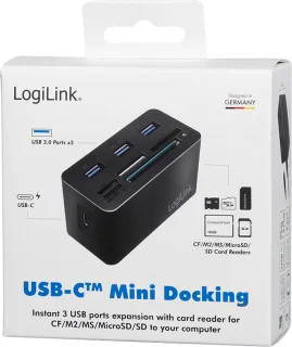 LogiLink CR0046 Laptop Dock & Poortreplicator Type-C