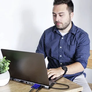 LogiLink UA0373 USB-C dockingstation Universeel