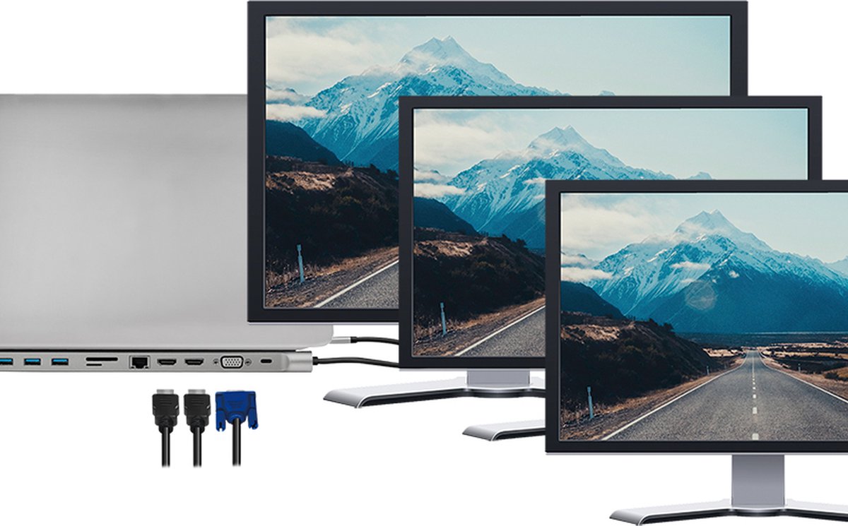 LogiLink UA0373 USB-C dockingstation Universeel