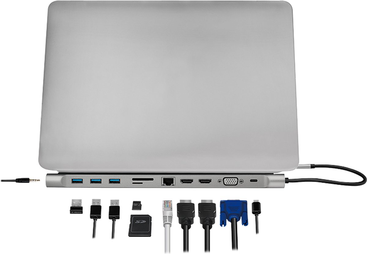 LogiLink UA0373 USB-C dockingstation Universeel