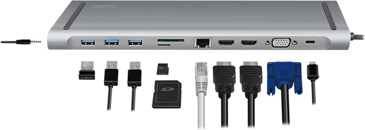 LogiLink UA0373 USB-C dockingstation Universeel