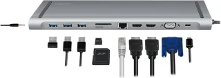 LogiLink UA0373 USB-C dockingstation Universeel