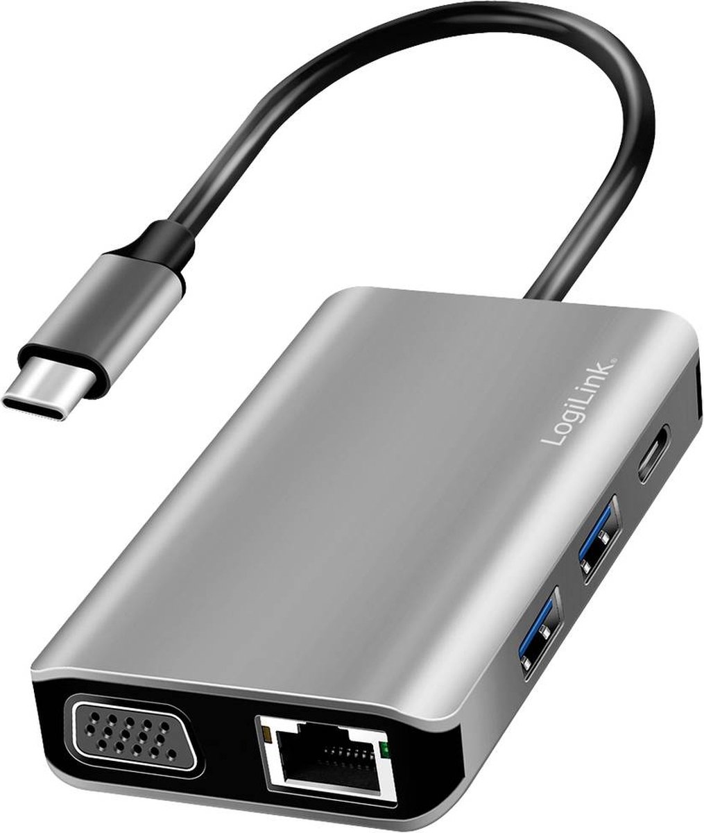 LogiLink UA0410 USB-C Dockingstation Universeel