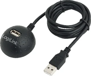 LogiLink USB 2.0-kabel USB-A - USB-A 1,5 m CU0013B