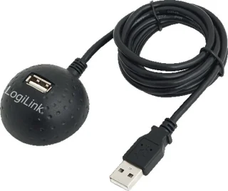 LogiLink USB 2.0-kabel USB-A - USB-A 1,5 m CU0013B