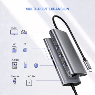 M-TECK 8-in-1 USB C Docking Station