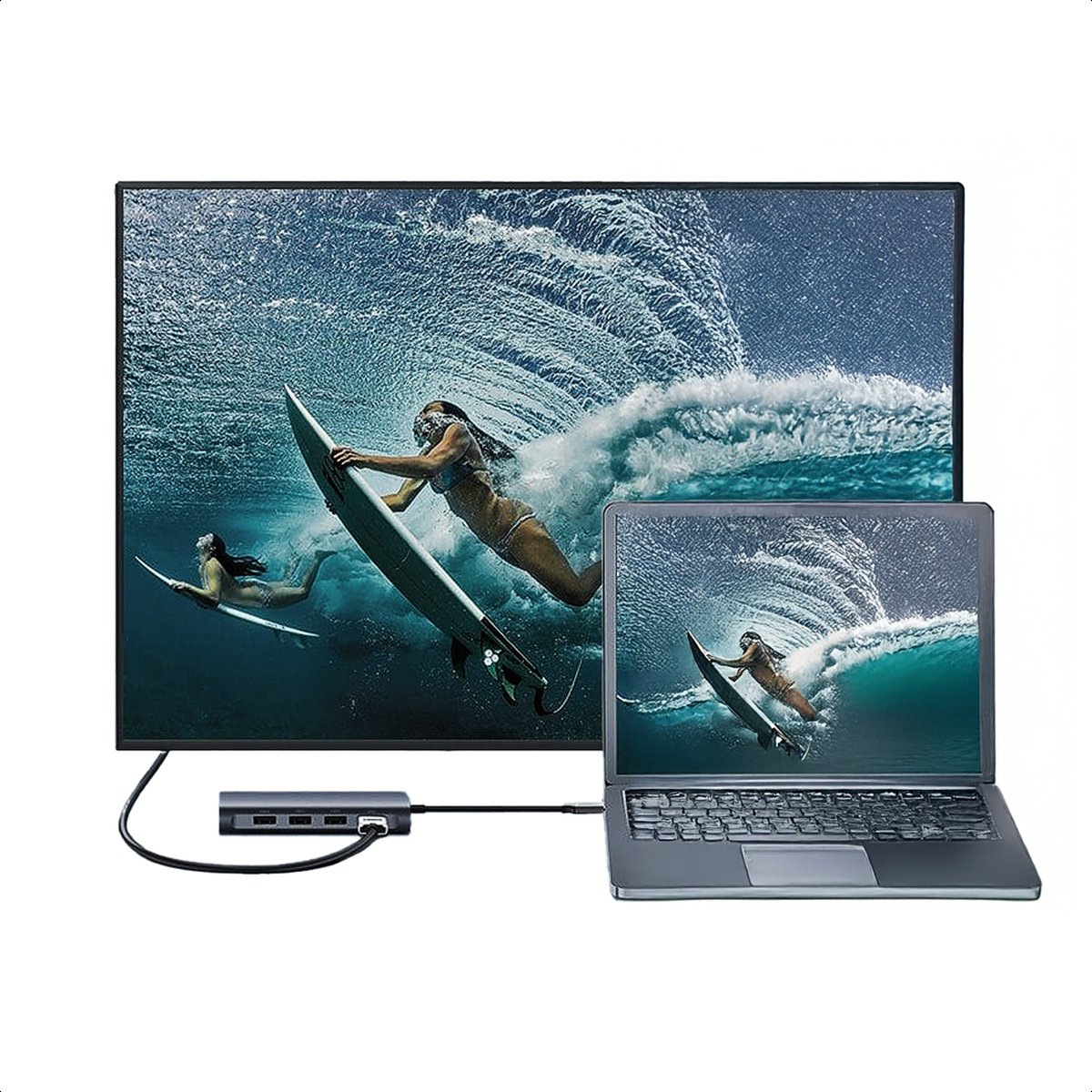 M-TECK 8-in-1 USB C Docking Station