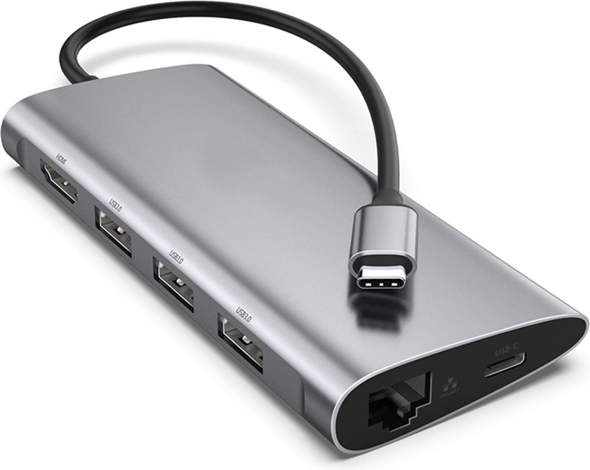 M-TECK 8-in-1 USB-C Hub Docking Station