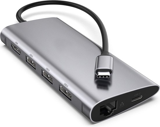 M-TECK 8-in-1 USB-C Hub Docking Station
