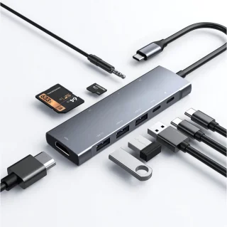 M-TECK 9-in-1 USB-C Hub
