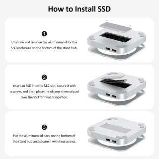 M-TECK Dockingstation voor Mac Mini M4