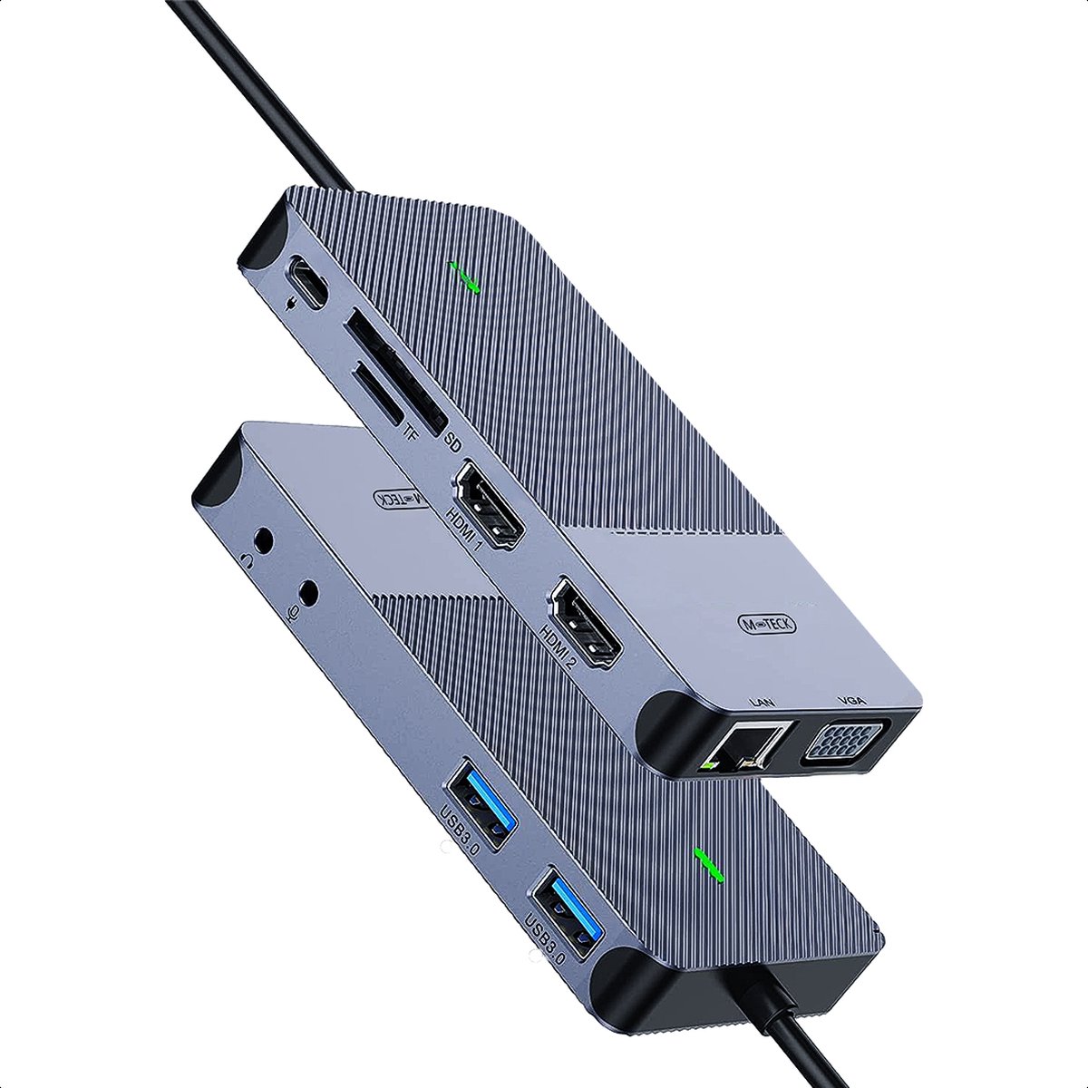 M-TECK Portable USB-C Docking Station