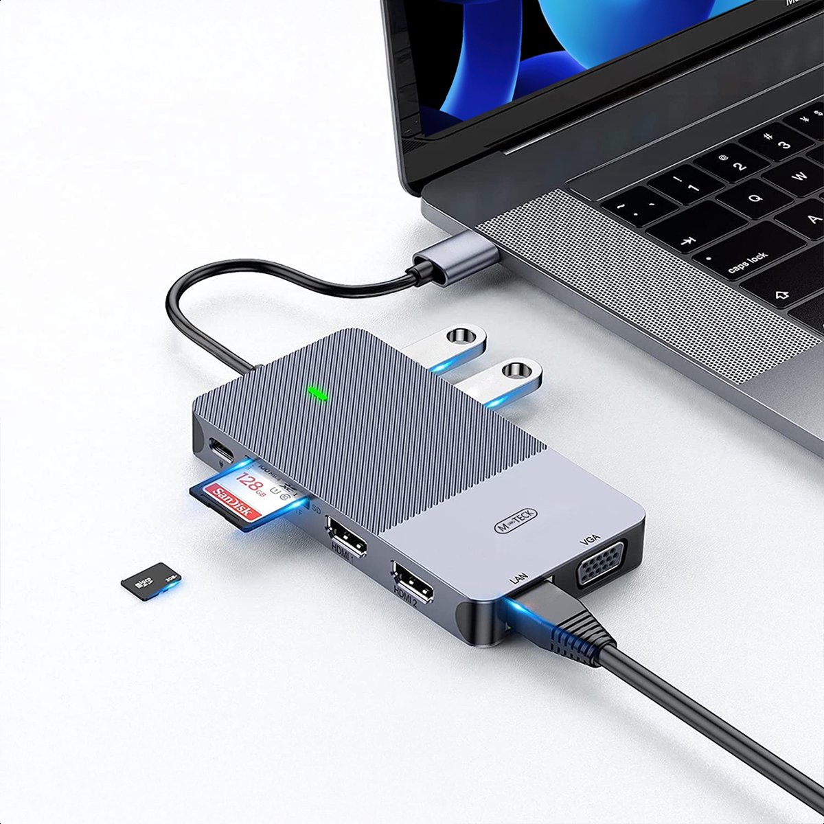 M-TECK Portable USB-C Docking Station
