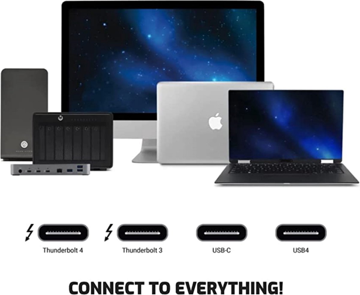 Wat vinden we goed aan de M-Teck Thunderbolt 4 kabel 100W 8K 40Gbit/s