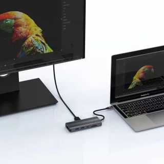 M-TECK USB-C Docking Station Hub met HDMI en USB-poorten
