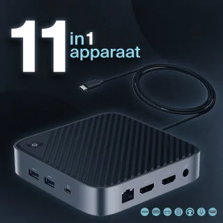 M-TECK USB C Dual HDMI Docking Station