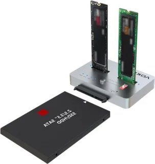 M.2-duplicatordockingstation - SSD-kloner - NVMe naar SATA