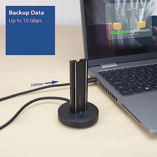 M.2 NVMe/PCIe SSD Dockingstation USB-C