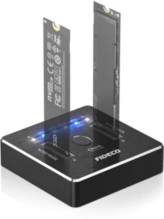 M.2 NVMe/SATA Dual SSD Dockingstation