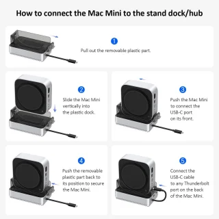 M4 Dock Stand voor Mac mini