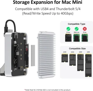 M4 Dock Stand voor Mac mini