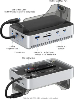 M4 Dock Stand voor Mac mini