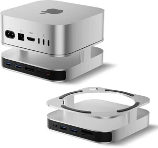 Mac Mini M4-dock met NVMe SSD-behuizing en 10 poorten