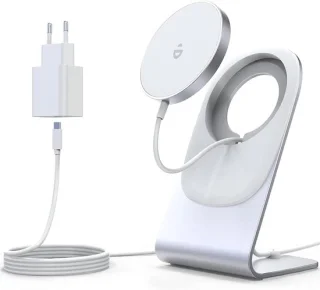 Magnetische draadloze oplader met PD 20W USB-C-adapter en MagSafe-lader