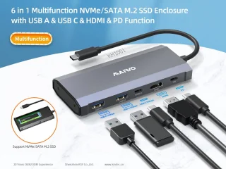 MAIWO KH1001 Docking Station USB-C HDMI NVMe SATA