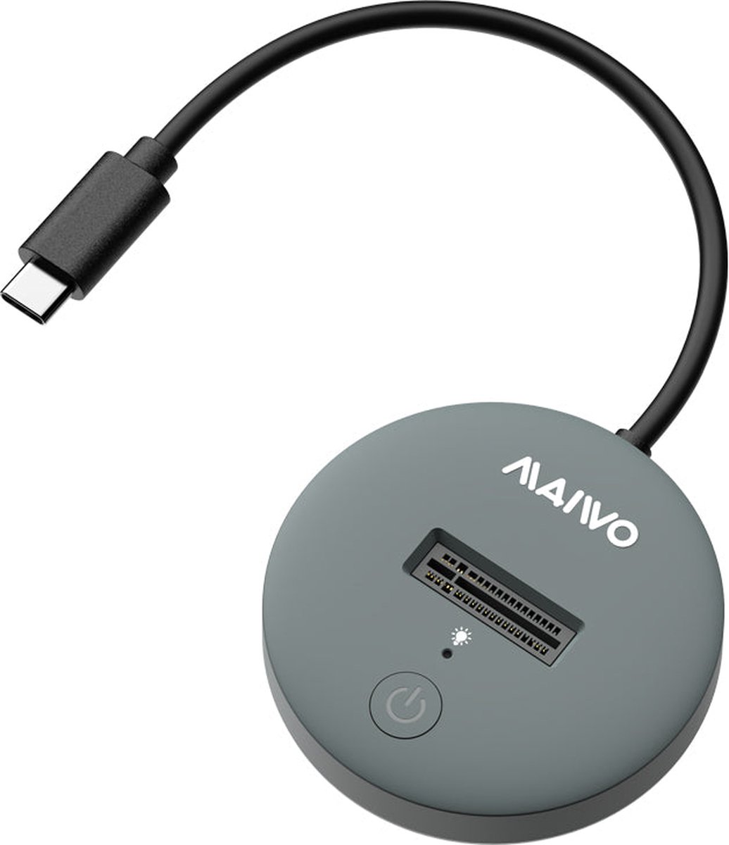 Maiwo USB C 3.2 Docking Station voor NVMe/SATA M.2 SSD
