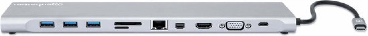 Manhattan 130578 USB-C Laptop Dock Poortreplicator
