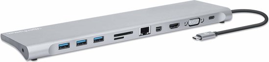 Manhattan 130578 USB-C Laptop Dock Poortreplicator
