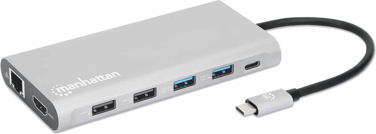 Manhattan 130660 USB-C Laptop Docking Station