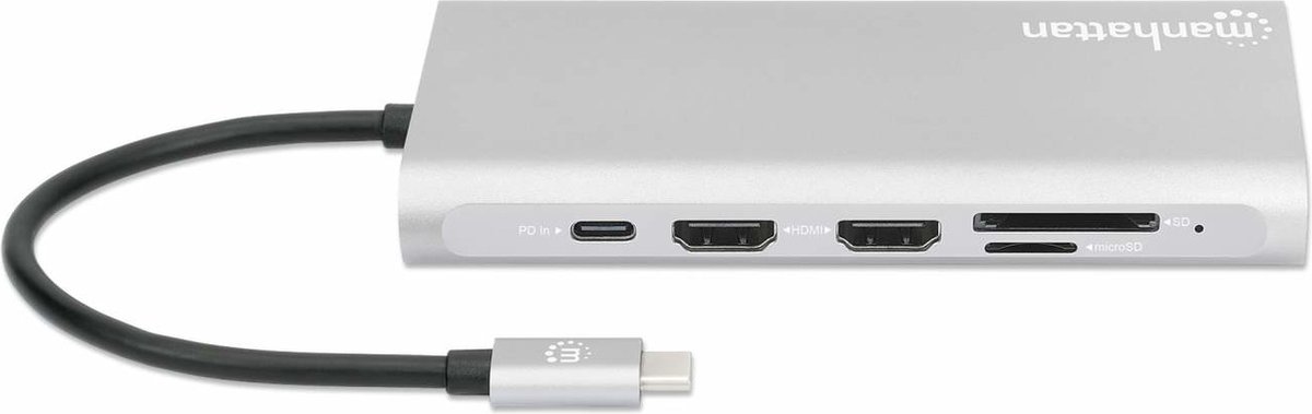 Manhattan 130660 USB-C Laptop Docking Station