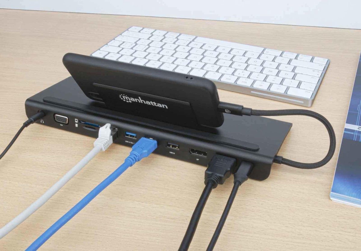 Manhattan 153478 USB-C laptopdockingstation universeel