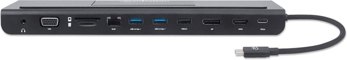 Manhattan 153478 USB-C laptopdockingstation universeel
