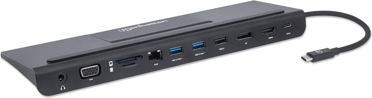 Manhattan 153478 USB-C laptopdockingstation universeel