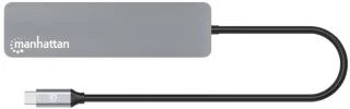 Manhattan 190442 Laptop Dock Poortreplicator Grijs