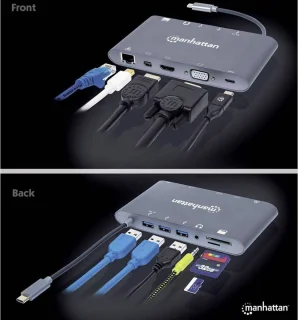 Manhattan USB-C Docking Station
