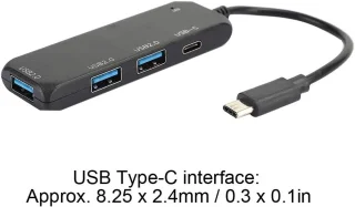 Merkloos USB-C Hub - Type-C Splitter