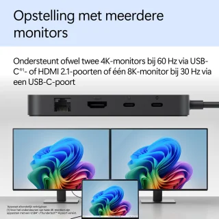 Microsoft Surface USB4 Dockingstation Zwart