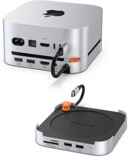 Mini dock hub zilver
