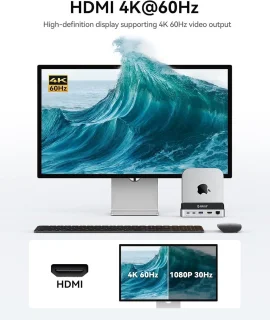 Mini Docking Station & Stand voor Mac mini