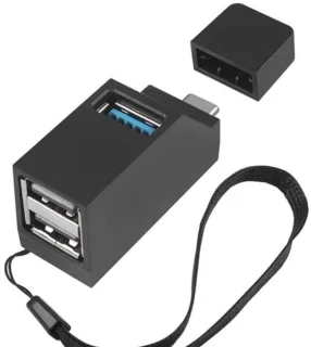 Mini USB-hub 3-poorts