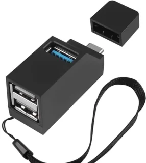 Mini USB Hub 3-poorts