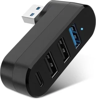 Mini USB-hub adapter voor laptop