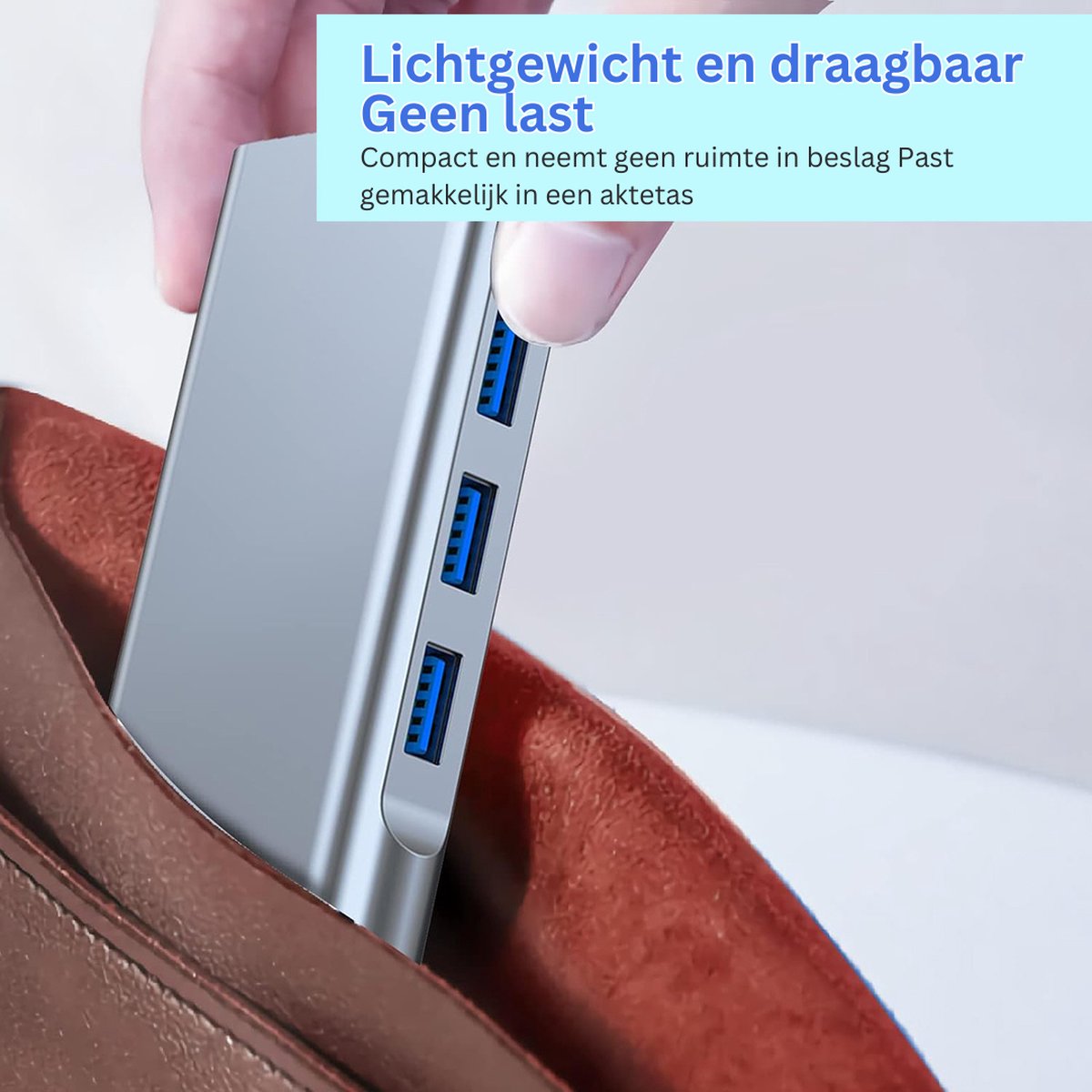 MKSS Docking Station Laptop 8-in-1 USB-C Zilver
