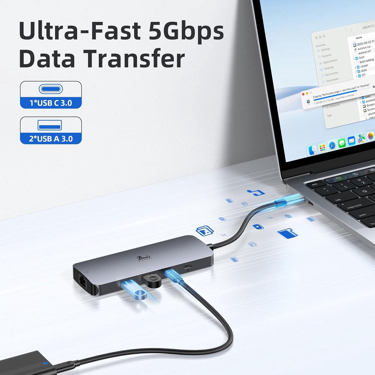 MKSS Docking Station USB-C HDMI 2x Universeel